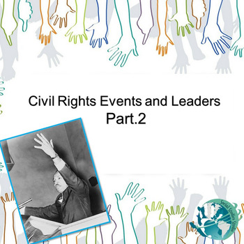 Preview of US History Teacher/Sub Activity: Civil Rights Events and Leaders Part 2