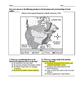 Preview of US History Test #1 - Early Colonization (English)