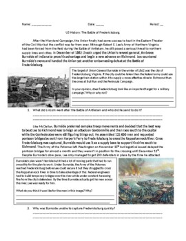 Preview of US History: The Battle of Fredericksburg
