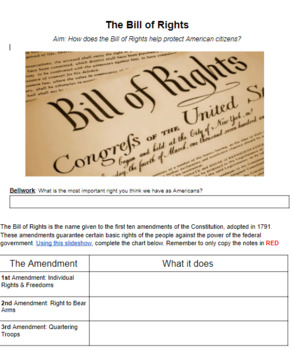 Preview of US History The Constitution BUNDLE