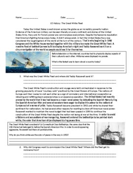 Preview of US History: The Great White Fleet