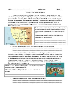 Preview of US History: The Missouri Compromise
