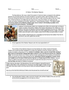 Preview of US History: The Waxhaw Massacre