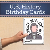 US History Themed Birthday Cards: Printable Birthday Cards