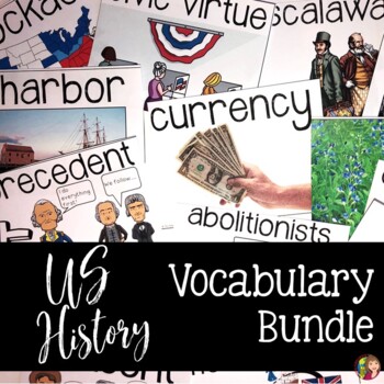 Preview of US History VOCABULARY BUNDLE
