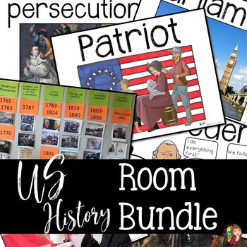 Preview of US History VOCABULARY and ERA BUNDLE