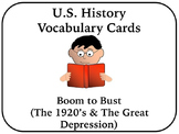 US History Vocabulary Cards