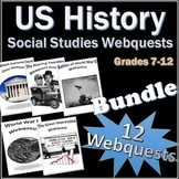 US History Webquest Activity Bundle for Google Slides