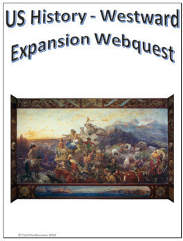 Preview of US History - Westward Expansion Webquest for Google Apps - Internet Activity
