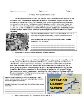 Preview of US History: World War II Operation Market Garden