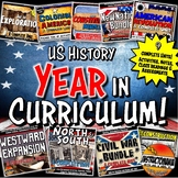 US History Year in Curriculum United States Printable & Di