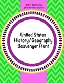 US History/Geography Scavenger Hunt