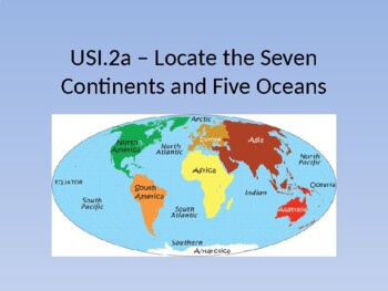Map 7 Continent Worksheets Teaching Resources Tpt