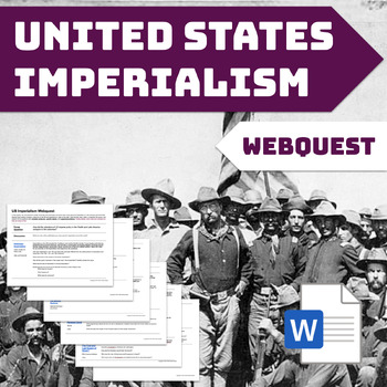 Preview of US Imperialism Webquest
