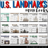 US Landmarks Mini Books Bundle for Social Studies