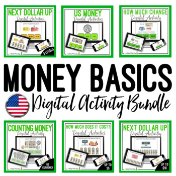 Preview of US Money Basics Digital Activity Bundle