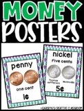 US Money Posters - Coin and Dollar Posters | Peacock Classroom Decor