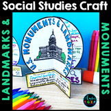 US Monuments and Landmarks Research Social Studies Craft Project