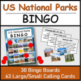 US National Parks BINGO Game | Just Print, Cut & Play!