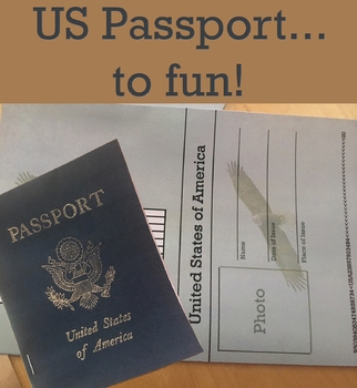 Preview of US Passport Template