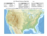 U.S. Physical Features Map Quiz