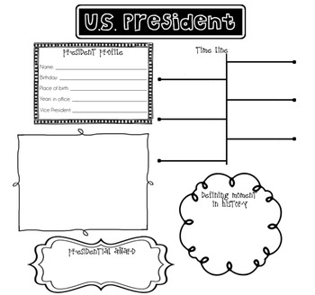 Preview of U.S. President Poster Printable