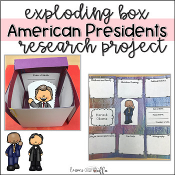 Preview of US President's Biography Research Foldable Project for ALL 46 Presidents