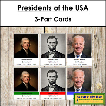 Preview of Presidents of the United States of America - US History