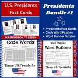 US Presidents Bundle | 4th-8th Grades