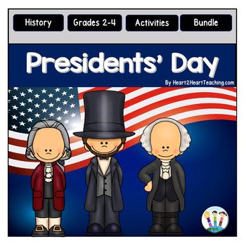 Preview of Presidents Day Activities Reading Comprehension Writing Lincoln & Washington
