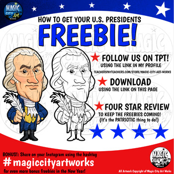 Preview of US Presidents Day American History Thomas Jefferson FREEBIE!