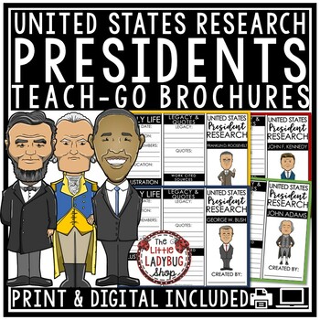 Preview of US Presidents Day Research Project Biography Report Templates Project US History