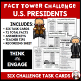 Student Engagement Activity US Presidents Fact Cards