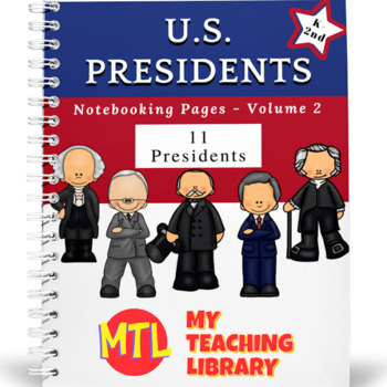 Preview of US Presidents Notebooking and Mini-Books | Volume 2