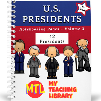 Preview of US Presidents Notebooking and Mini-Books | Volume 3