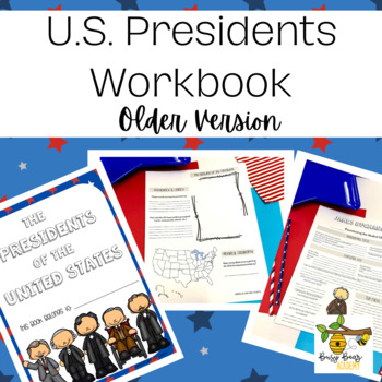 Preview of US Presidents Research Workbook for Older Students/Upper Elementary - Print