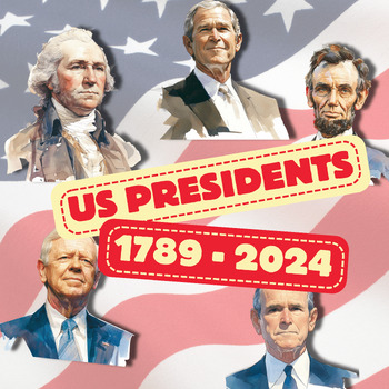 Preview of US Presidents till 2024 (Awesome Watercolour Cliparts, Transparent 300 DPI)