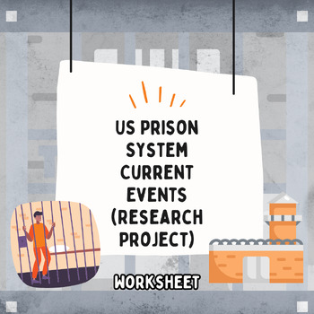 Preview of US Prison System Current Events (Research Project)