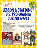 US Propaganda in World War II (WWII)-- Lesson, activity an