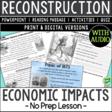 Reconstruction Economic Impacts Lesson - Homestead Act - R