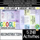 US Reconstruction Interactive Notebook Activities, US Hist