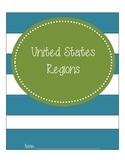 U.S. Regions Blank Map