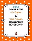 FREE US Regions Interactive Notebook Covers