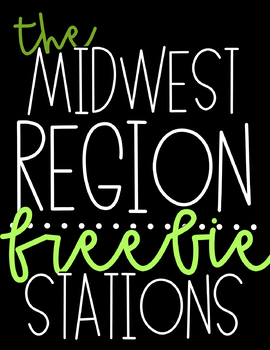 Preview of US Regions | Midwest Region | FREEBIE!