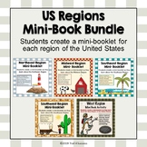 US Regions Unit Mini Booklets - All Five Regions Bundle of