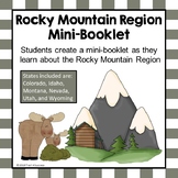 Rocky Mountain Region Unit Booklet or Interactive Notebook