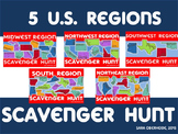 U.S. Regions Scavenger Hunt - Bundle of 5 products