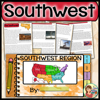 Preview of US Regions: Southwest Region (Print and Digital)