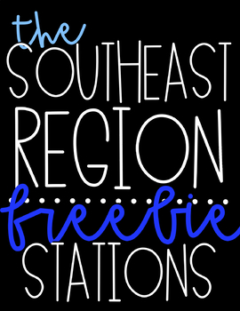 Preview of US Regions | Southeast Region | FREEBIE!