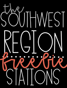 Preview of U.S. Regions | Southwest Region | FREEBIE!
